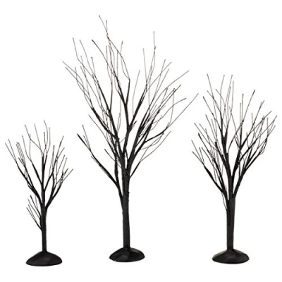 Obrázek Department 56 Accessories for Villages Halloween Black Bare Branch Trees, 4.5 cm, Metal Wire Paper Plastic