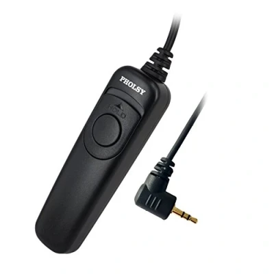 Obrázek PHOLSY C6 Kabel Kamera Fernauslöser Auslöser für Canon R10 R6 R8 90D 250D 760D 850D SX70HS; Olympus E M1X M1 II III M5 III; Fuji GFX100 GFX50R X Pro3 XT3 XT4 XT5 XT30 A7 E1