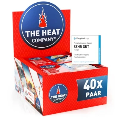 Obrázek The HEAT COMPANY ohřívač rukou 40 párů extra teplý kapesní polštářků prstů: 12 hodin teplé ruce aktivováno vzduchem