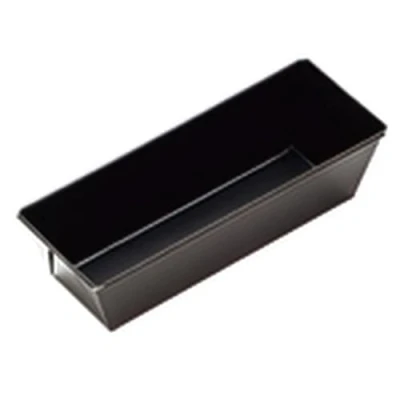 Obrázek IBILI Kuchenform Moka rechteckig 14x7x4,8 cm, Stahlblech, schwarz, 14 x 7 4.8 cm