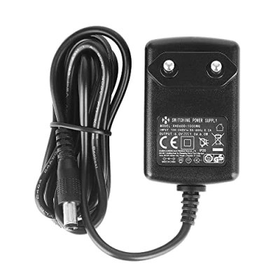 Obrázek Security 01 DC 6 V 1 A 1000 mA síťový adaptér, konektor 5,5 mm x 2,1 mm, s konektorem 3,5 1,35 4,0 1,7 mm.