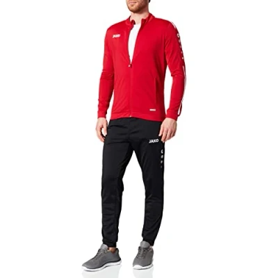 Obrázek JAKO Pánská tepláková souprava Polyester Striker 2.0, čili červená/bílá, M, M9119
