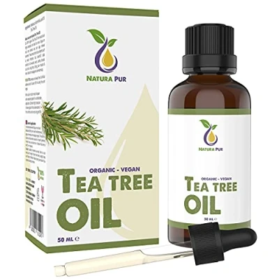 Obrázek Tea Tree olej 50 ml BIO s pipetou 100% čistě přírodní éterický z Austrálie, veganský Oil