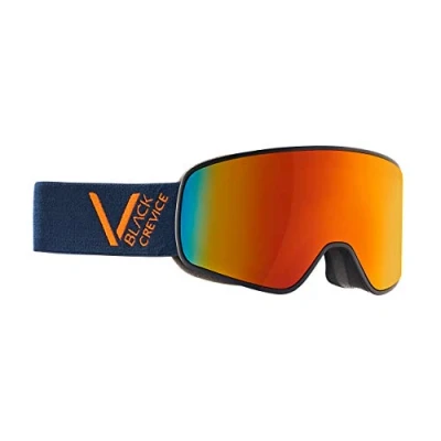 Obrázek Black Crevice Unisex dospělí, námořnická modrá, oranžová, lyžařské brýle Schladming, velikost L, L (obvod hlavy 58 61 cm)