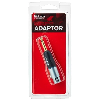 Obrázek Planet Waves PW P047AA Single adaptér XLR samice jack male, stereo černá