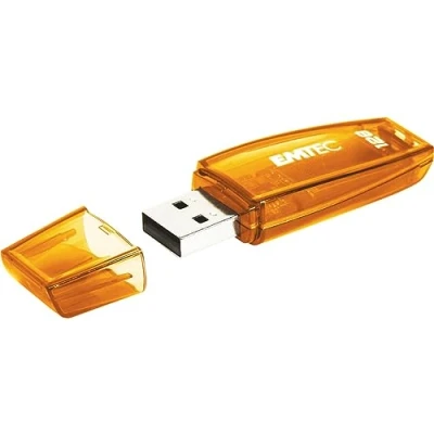 Obrázek Emtec C410 USB flash disk 128 GB 2.0 konektor typ A oranžová