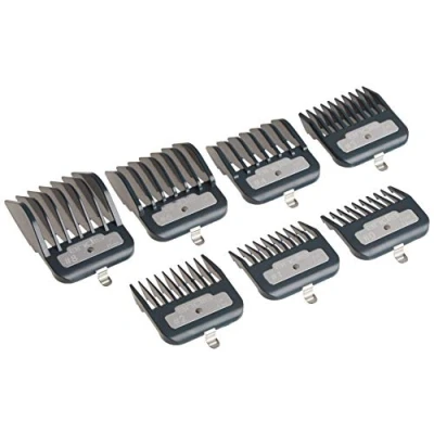 Obrázek ERIUAES Andis Master Series Premium Metal Hair Clipper Attachment Comb 7 Piece Set, 33645