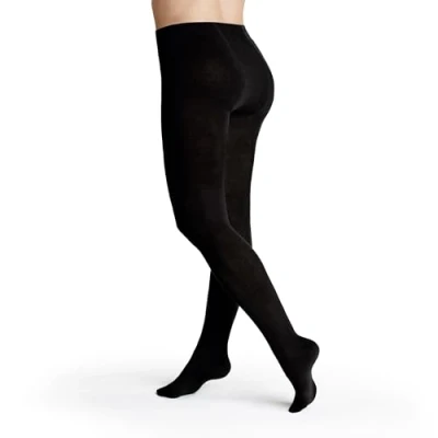 Obrázek Hudson Dámské punčocháče Relax Montana Comfort Size hřejivé, Black 0005