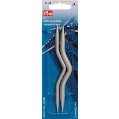 Obrázek Prym Cable jehla, hliník: 100%, šedá, 140 mm Ø 6 a 8