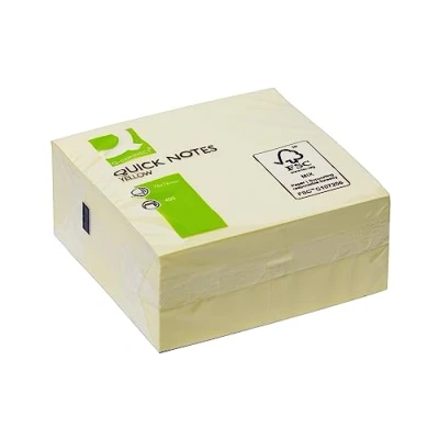 Obrázek Q Connect KF01346 Haftnotizen Haftnotizblock 76x76mm gelb