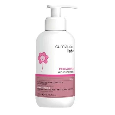 Obrázek Cumlaude Lab Pediatrics, jemný, roztok pro intimní mytí dětí bez mýdla hypoalergenní, barev a parabenů, dermatologicky pediatricky testováno 250 ml