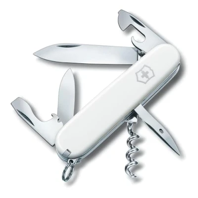 Obrázek Victorinox Švýcarský kapesní nůž, Spartan, Multitool, Swiss Army Knife s 12 funkcemi, čepel, vývrtka, otvírák na konzervy