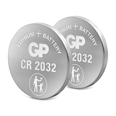 Obrázek GP CR2032 C2 lithiová knoflíková baterie (3 voltů), balení 2 ks (blistr se kusy)