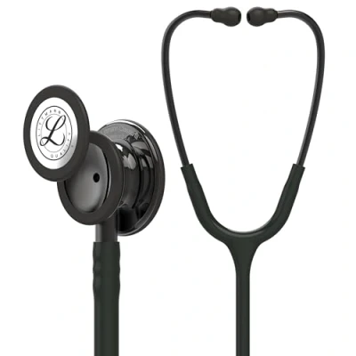 Obrázek Stetoskop 3M Littmann Classic III pro sledování, hrudní díl s kouřovou povrchovou úpravou, černá hadice, 69 cm, 5811