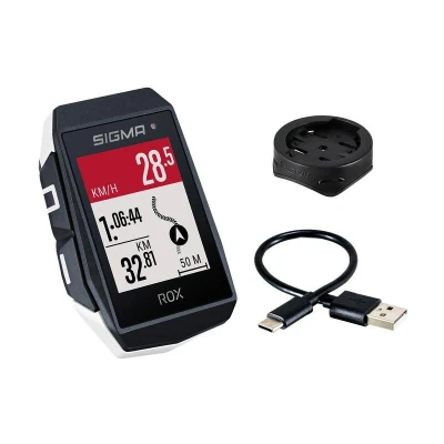 Obrázek Sigma Rox 11.1 Evo součástí klasický držák 00463 černo bílá Cyklocomputer