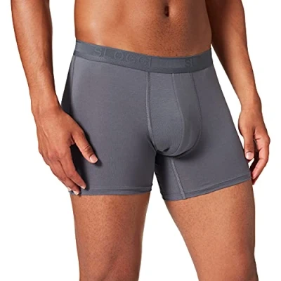 Obrázek sloggi Pánské EverNew Short Boxerky, Dolphin Gray, 6, Gray