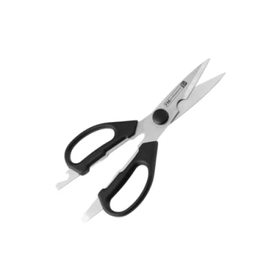 Obrázek Fmprofessional 21812 Víceúčelový kuchyňské nůžky, ušlechtilá ocel, černý, 50 x 20 cm