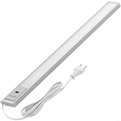 Obrázek Oktaplex Riva podhledové svítidlo LED ploché stmívatelné teplá bílá 57,5 cm kuchyňské osvětlení se senzorem 690lm světlo pod skříňku 10 W 230 V stříbrné