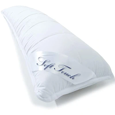 Obrázek polštář pro spaní na boku aqua textil Soft Touch Pillow, sada polštářů, těhotenský polštář, pod šíji, Dakimakura, 40 x 120 cm