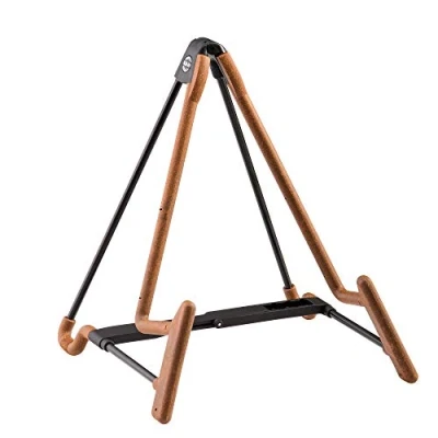 Obrázek K&amp;M 17581 stojan na elektrickou kytaru Heli 2 korek šířka 18,5 až 23 cm elektrické kytary