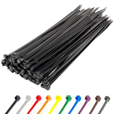 Obrázek Gocableties Kabelové vázací pásky 100 kusů černé, 300 mm x 4,8 s pevností v tahu 22,2 kg, sada odolná vůči UV záření