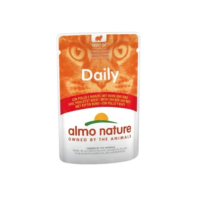 Obrázek Kapsička ALMO NATURE Daily Menu kuře a hovězí 70g