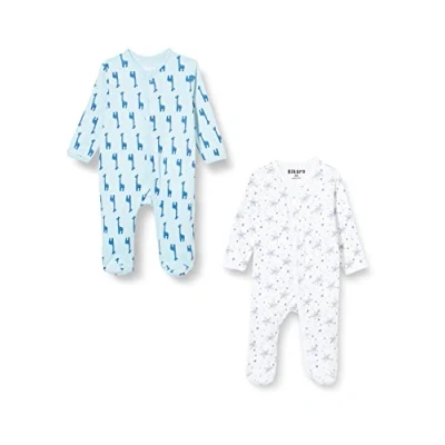 Obrázek HIKARO Kojenecké dívčí pyžamo (balení 2 ks), Vícebarevné (Light Blue 727)