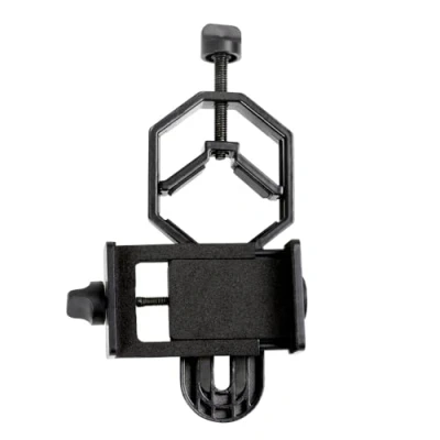 Obrázek Celestron 81035 einfacher Smartphone Adapter Kompatibel mit Teleskopen, Ferngläsern, Spektiven und Mikroskopen. Nehmen Sie Bilder Videos durch Ihr Okular auf. Schwarz
