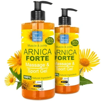 Obrázek Arnika Gel FORTE 90% Známý balzám pro svaly a klouby. Miracle Sports jako příprava následné ošetření před tréninkem, 100% přírodní krém 2 x 200 ml.