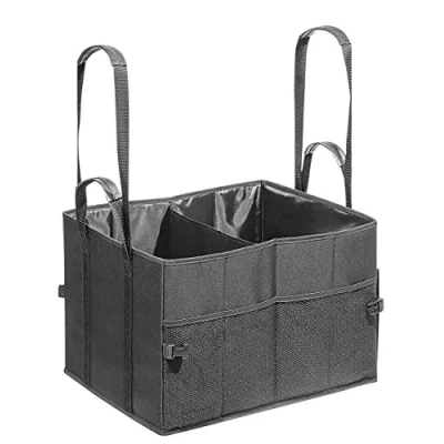 Obrázek WEDO Taška do zavazadlového prostoru 582521 Big Box Shopper (velikost L, Polyester, 45 x 35 30 cm, objem cca 47,25 litrů, vnitřní a vnější kapsy, suchý zip, skládací, nosnost min. 100 kg) černá