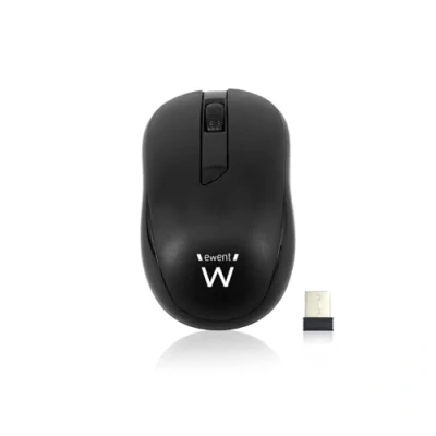 Obrázek Ewent EW3223 Funkmaus mit optischem Sensor 1000 dpi, Nano USB Empfänger, Schwarz