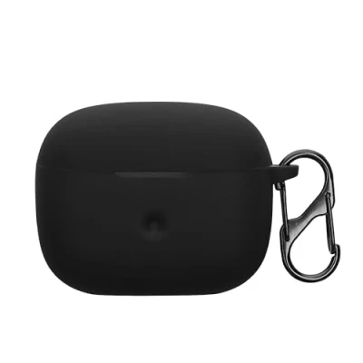 Obrázek kwmobile pouzdro kompatibilní s sluchátky Bowers &amp; Wilkins Pi8 silikonové ochranné Etui Case Cover Protector v černé barvě