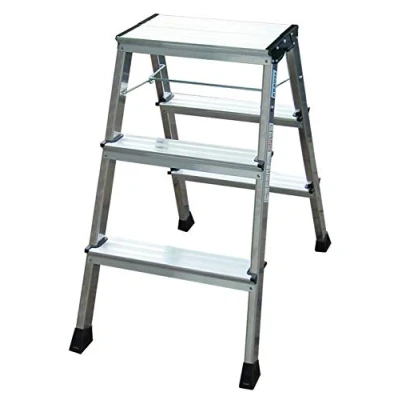 Obrázek Krause 130068 skládací šlapání 2 x 3 stupně hliník, s automatikou Roll stop
