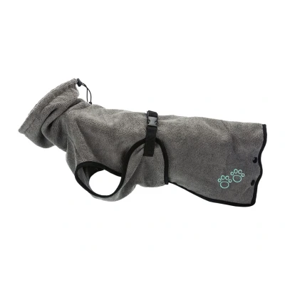 Obrázek Župan TRIXIE pro psy šedý (S) 40cm