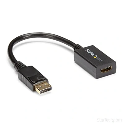 Obrázek StarTech.com DisplayPort na HDMI adaptér pasivní DP Video konvertor 1080p certifikováno VESA Monitor/Display/Projektor Dongle zaklapovací konektor (DP2HDMI2)