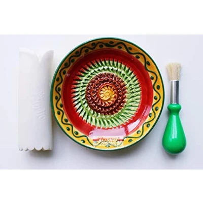 Obrázek JOSKO Produkte 2733 sada struhadlových talířů, keramika, (zelená nebo žlutá), 1