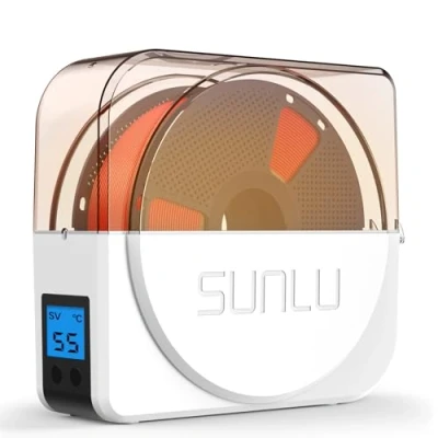 Obrázek SUNLU 3D Drucker Filament Trockner S1 Plus, Eingebauter Umluftventilator, Filamenttrockner für PLA/PETG/TPU und andere Filamente, Trockenbox 1.75mm/2.85mm/3.00mm. (Weiß)