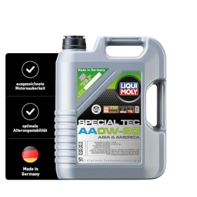 Obrázek LIQUI MOLY Special Tec AA 0W 20 5 L Syntetická technologie motorový olej výr. č.: 9734
