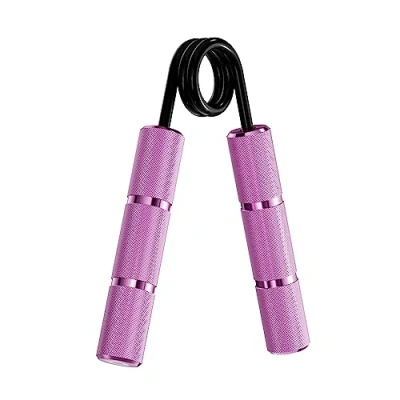 Obrázek RPM Power PowerGripper Metall Posilovač svalů na ruce (50 liber 400 lbs) pro trénink rukojetí, zápěstí a paží (růžová 50