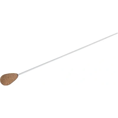 Obrázek Classic Cantabile Taktová hůl s rovnou korkovou rukojetí a bílým plastovým dříkem (celková délka: 38,5 cm, délka rukojeti: 4, 6 průměr rukojeti max. 2,5 cm)
