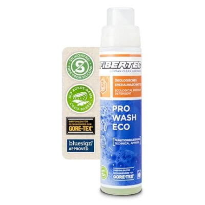 Obrázek Fibertec Ekologický prací prostředek pro funkční a outdoorové oblečení, certifikovaný bluesign, 250 ml