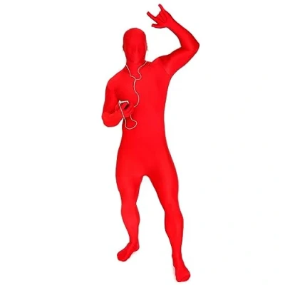 Obrázek Morphsuits MSGOL Ms Plain us Basic Skinsuit Kostým Šaty, Large, X XX červená