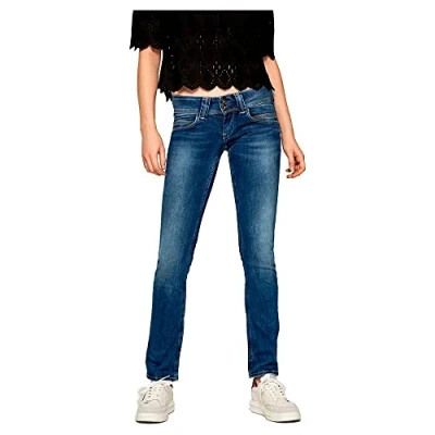 Obrázek Pepe Jeans Dámské Straight Leg VENUS, Modrá (Denim d24)