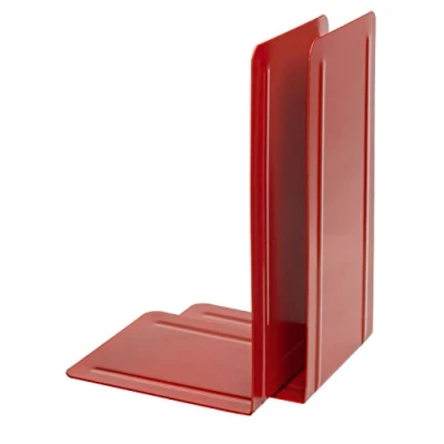 Obrázek ALCO Albert 4303 12 stojánky na knihu z kovu, 1 pár, 130 x 240 140 mm, červené