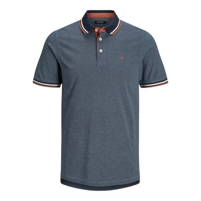 Obrázek Jack &amp; Jones Epaulos SS NOOS Polotričko, Muži, Velikost: Medium, Denim blue