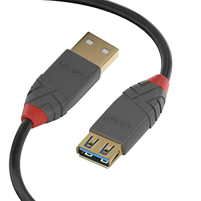 Obrázek LINDY 36763 3m USB 3.0 Typ A Verlängerungskabel, Anthra Line