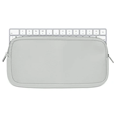 Obrázek kwmobile pouzdro na klávesnici kompatibilní s klávesnicí Apple Magic Keyboard neoprenové ochranné Case taška pro světle šedé