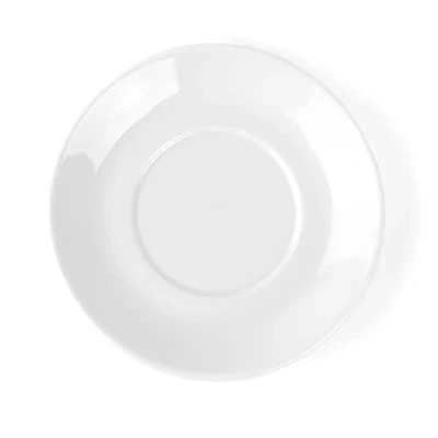 Obrázek Holst Porzellan UTA 138 porcelánový podšálek 14 cm plochý tvar, zrcadlo 6,5 cm, bílá, x 2 6 kusů