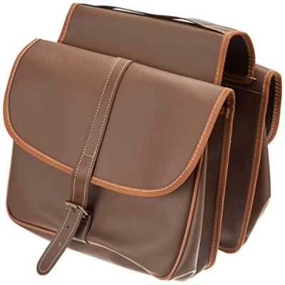 Obrázek BONIN Unisex Erwachsene Taschen S/Leder Dunkelbraun ECO, BLAU