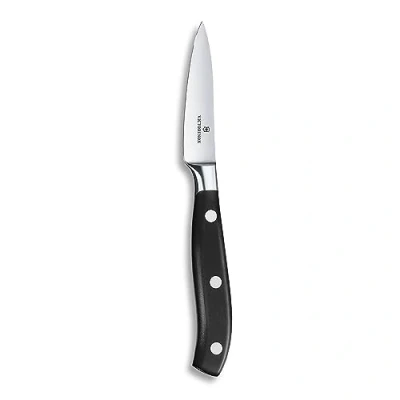 Obrázek Victorinox Grand Maître, profesionální oficiální nůž, extra ostrá čepel, rovný brus, 8 cm, plastová rukojeť, nerezová ocel, černý